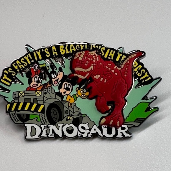 Disney Pixar Jewelry - 3 D DINOSAUR Attraction Animal Kingdom WDW Disney Pin Mickey Minnie Goofy 2008